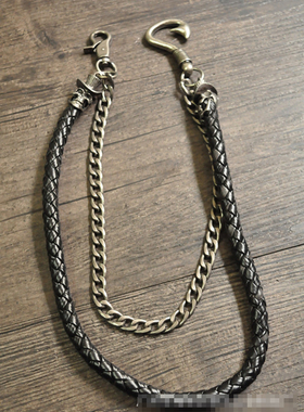 日韩版非主流裤链男朋克时尚街舞嘻哈腰链拼搭男女牛仔挂链