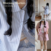 条纹纯棉睡衣睡裤 不退换 Morning Market 清仓5折 现39.9起