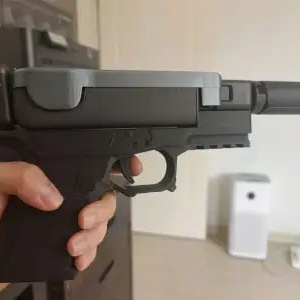 适用大疆pocket3底座手枪造型手柄个性创意便携出行配件