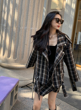 isseventeen初春新品夹克机车服