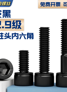 高强度12.9级内六角螺丝高强度杯头M4M5M6M8M10M12M16M20M24-48