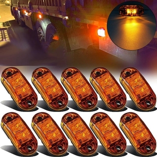 大货车超亮照地边灯汽车led24伏半挂车轮胎侧灯转向示宽强光防水