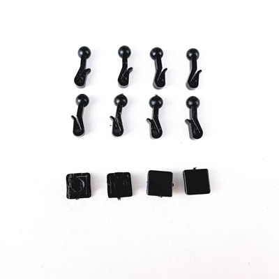 汽车窗帘遮阳帘轨道滑道卡扣双面胶磁吸工字丁字轨道堵头挂钩配件