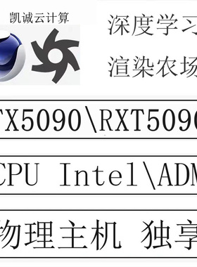 5090gpu4090显卡云服务器租用 远程物理主机 渲染建模云电脑出租