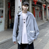 910A-Y120-P65港风春秋新款情侣夹克外套原宿风休闲男士，男装夹克，星座910A