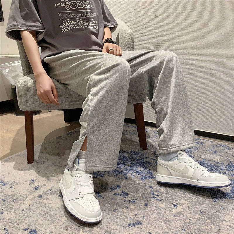 910A-B336-P30春秋季新款纯色宽松运动休闲裤,男装休闲裤,星座910A