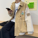 910AY50秋季男士灯芯绒宽松休闲百搭夹克外套，男装夹克，星座910A