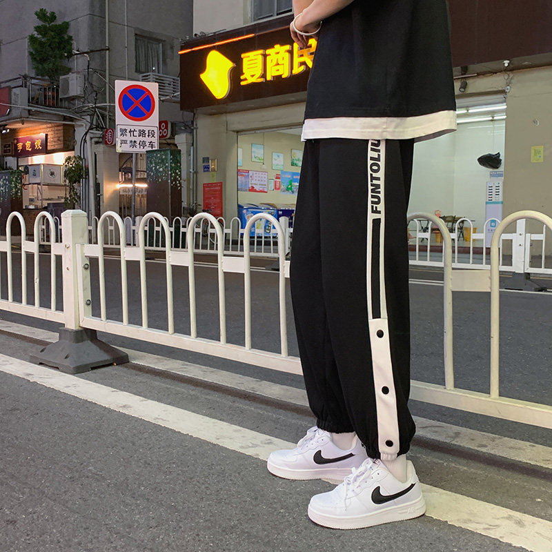 910A-093港风青春免烫口袋长裤男士休闲裤,男装休闲裤,星座910A