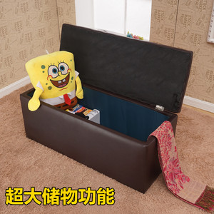服装店沙发凳长凳储物试衣间凳子休息凳鞋店换鞋凳长条脚凳皮墩子