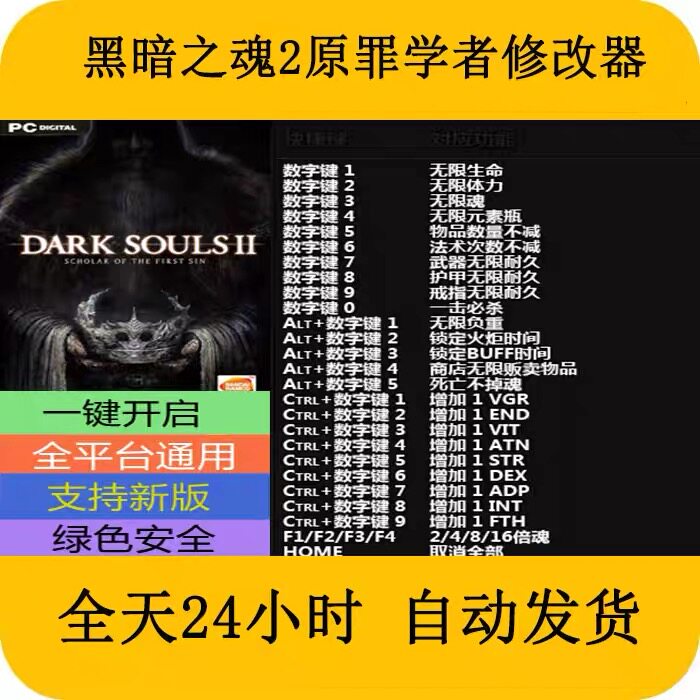 黑暗之魂2原罪学者STEAM/EPIC正版游戏修改器电脑端PC修改器