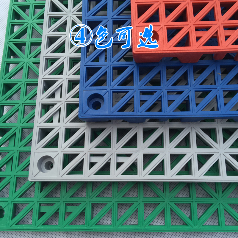 隔水垫加厚厨房卫生间浴室PVC防水防滑垫脚垫可拼接镂空工程地垫