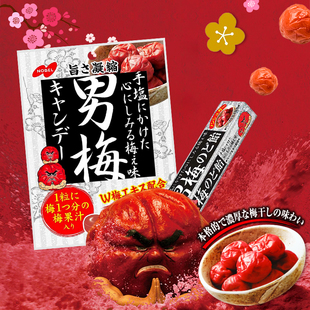 NOBEL诺贝尔男梅润糖果紫苏话梅子梅片肉喜糖喉日本进口零食结婚