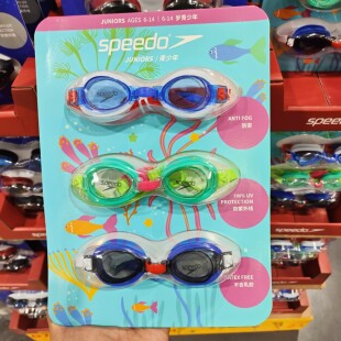 山姆开市客代购 成人 speedo速比涛泳镜高清防雾防水儿童游泳眼镜