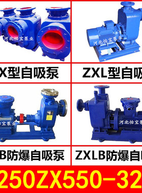250ZX550-32自吸清水泵 高压喷灌泵 ZXL直连式 ZXB防爆自吸离心泵