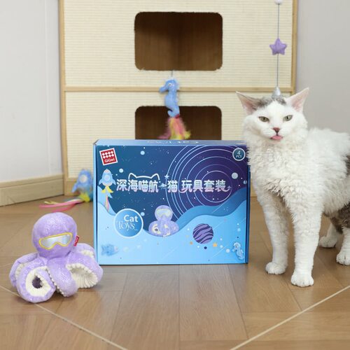 贵为猫咪玩具套装逗猫棒解闷神器