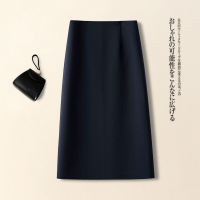 Black woolen A-line skirt, half skirt, women's autumn and winter 2026 new style straight skirt, mid-length suit, petite figure-hugging skirt thumbnail 6