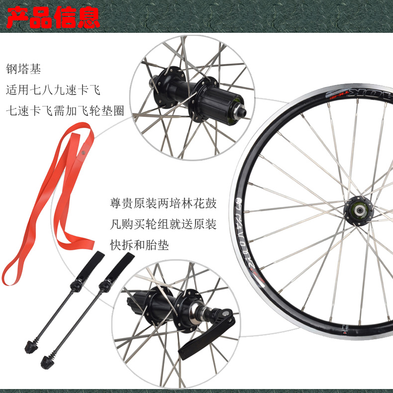 Roues de vélo MIXIM 20 pouces - Ref 2366882 Image 4