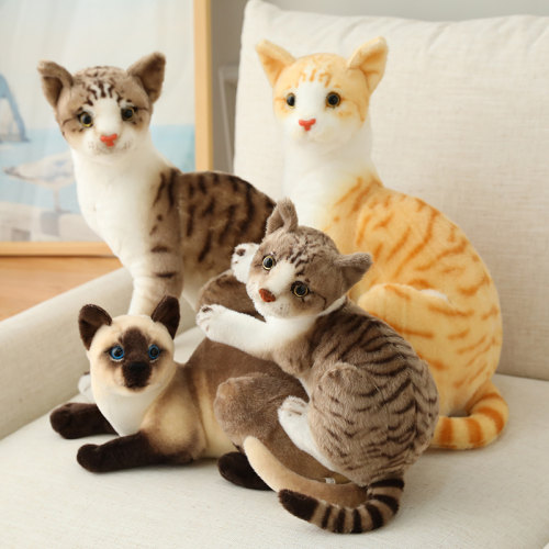 仿真猫咪公仔毛绒玩具猫玩偶