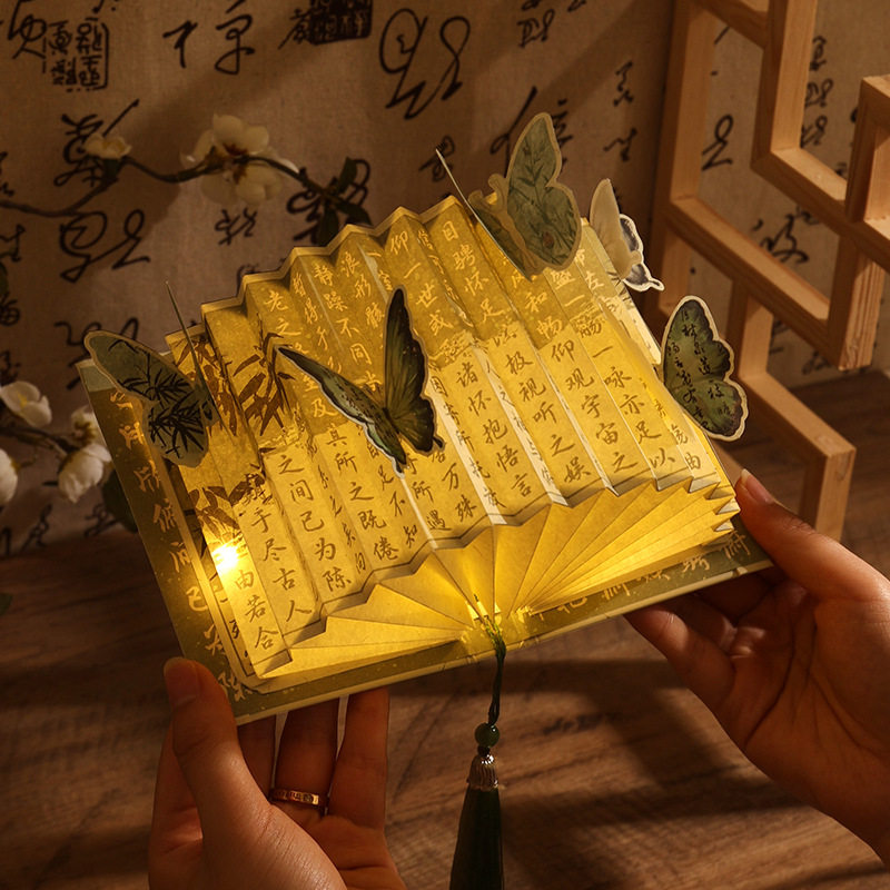 中国风特色书灯diy材料包亲子儿童手工制作活动暖场文创小礼品