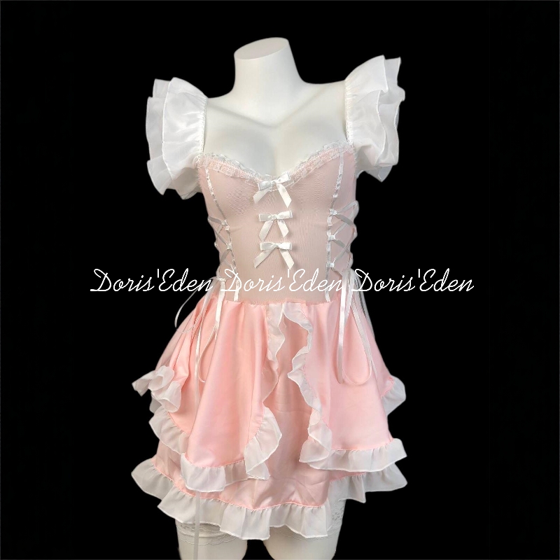 日系二次元软妹洛丽塔连衣裙qqny