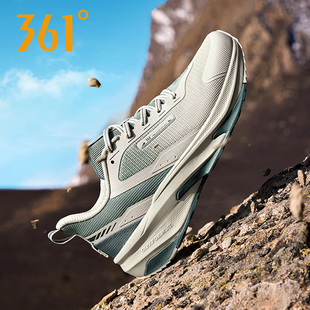 驭山雨屏361男鞋运动鞋户外防泼水跑步鞋361度休闲鞋子减震跑鞋男
