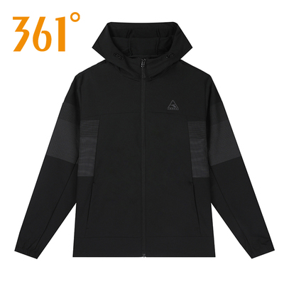 361度运动风衣男休闲外套