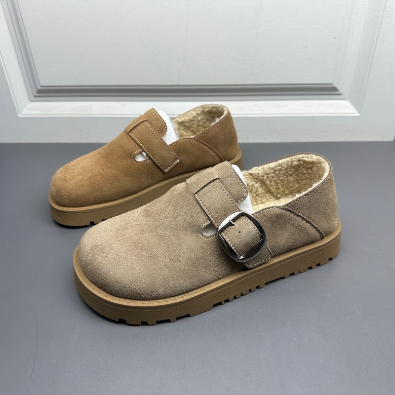 加棉勃肯鞋女圆头休闲软木鞋