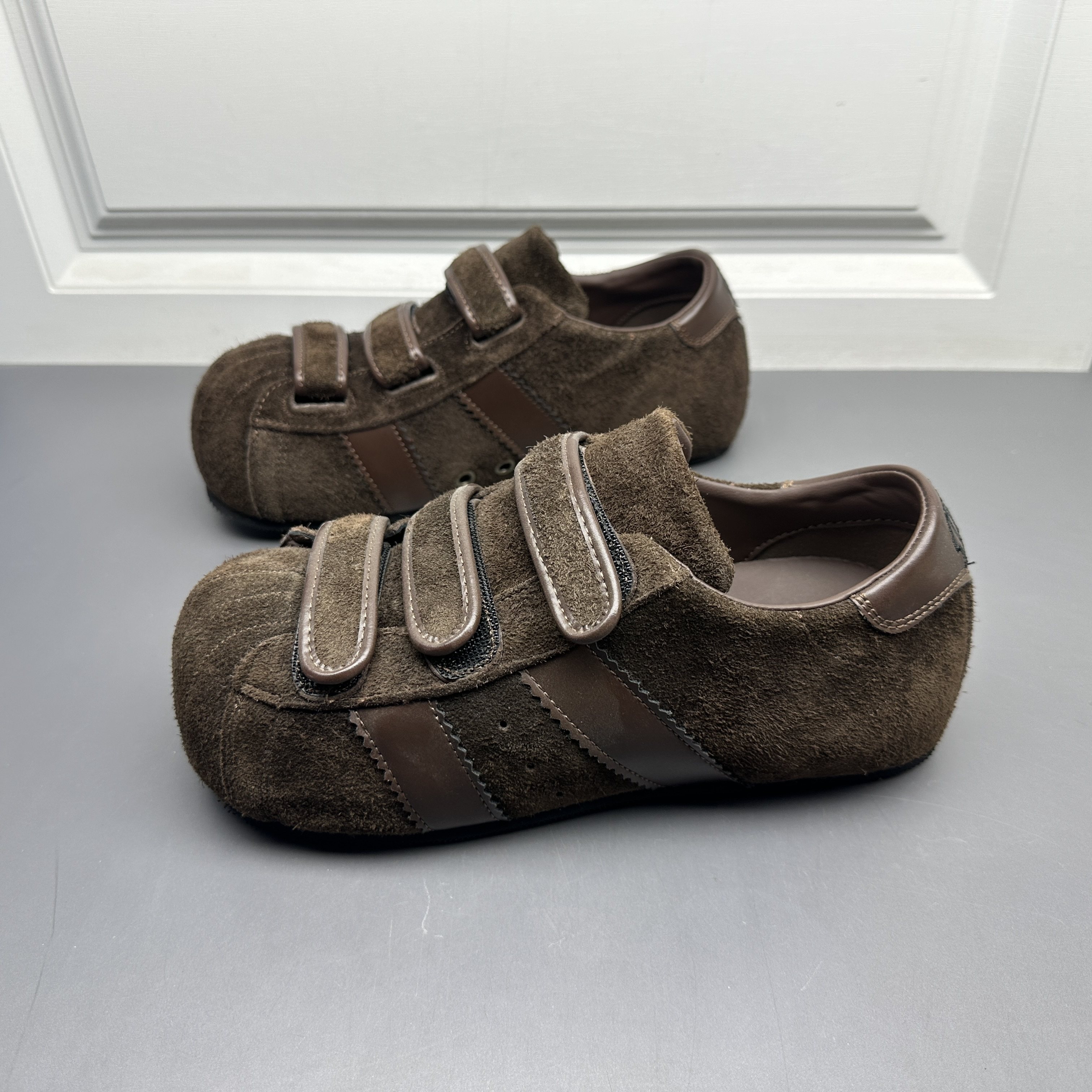 撤柜断码处理真皮德训鞋女新款复古魔术贴内增高圆头时尚休闲鞋,女鞋,时尚休闲鞋,淘宝优惠券,粉丝福利购,淘宝优惠卷