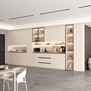 轻奢定制鞋 柜餐边柜一体靠墙储物柜客厅酒柜隔断柜简约现代玄关柜