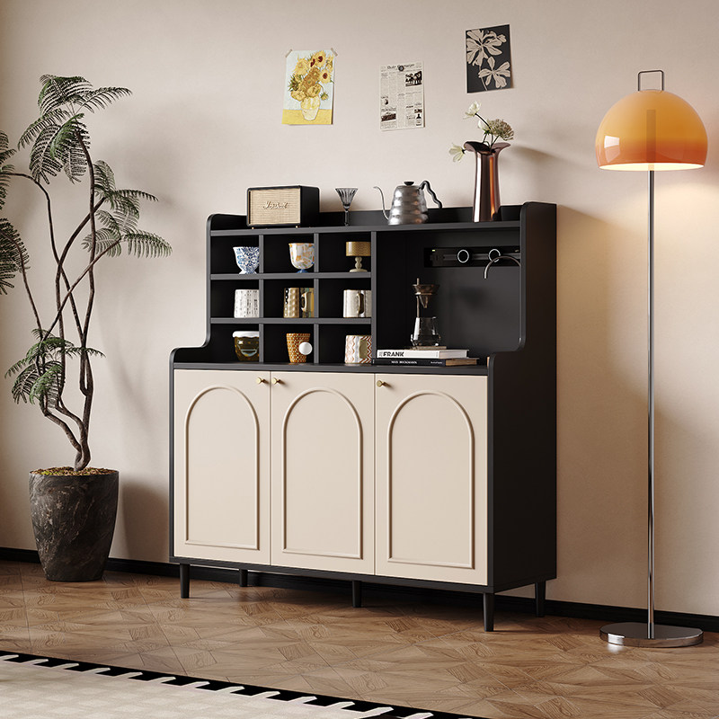 法式复古餐边柜置物柜靠墙一体储物柜小户型茶水柜客厅收纳柜定制,住宅家具,餐边柜,淘宝优惠券,粉丝福利购,淘宝优惠卷