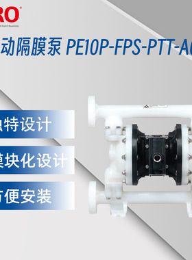 ARO 英格索兰气动隔膜泵 聚丙烯 PE10P-FPS-PTT-A00 ANSI法兰 1台