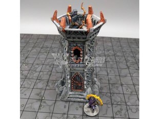 DND 夜精灵 高塔 防御塔 守望塔 模型▲沙扎比部落