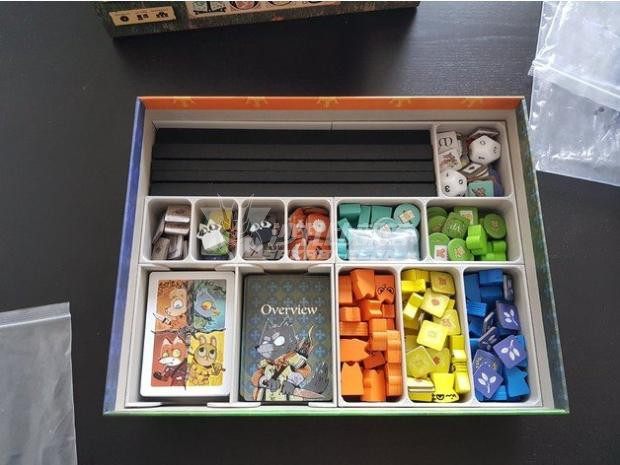 Root 桌游3D 收纳盒 内置收纳 免组装 多色可选