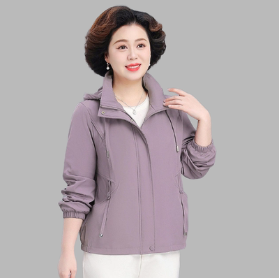 50多岁妈妈春秋薄款洋气外套