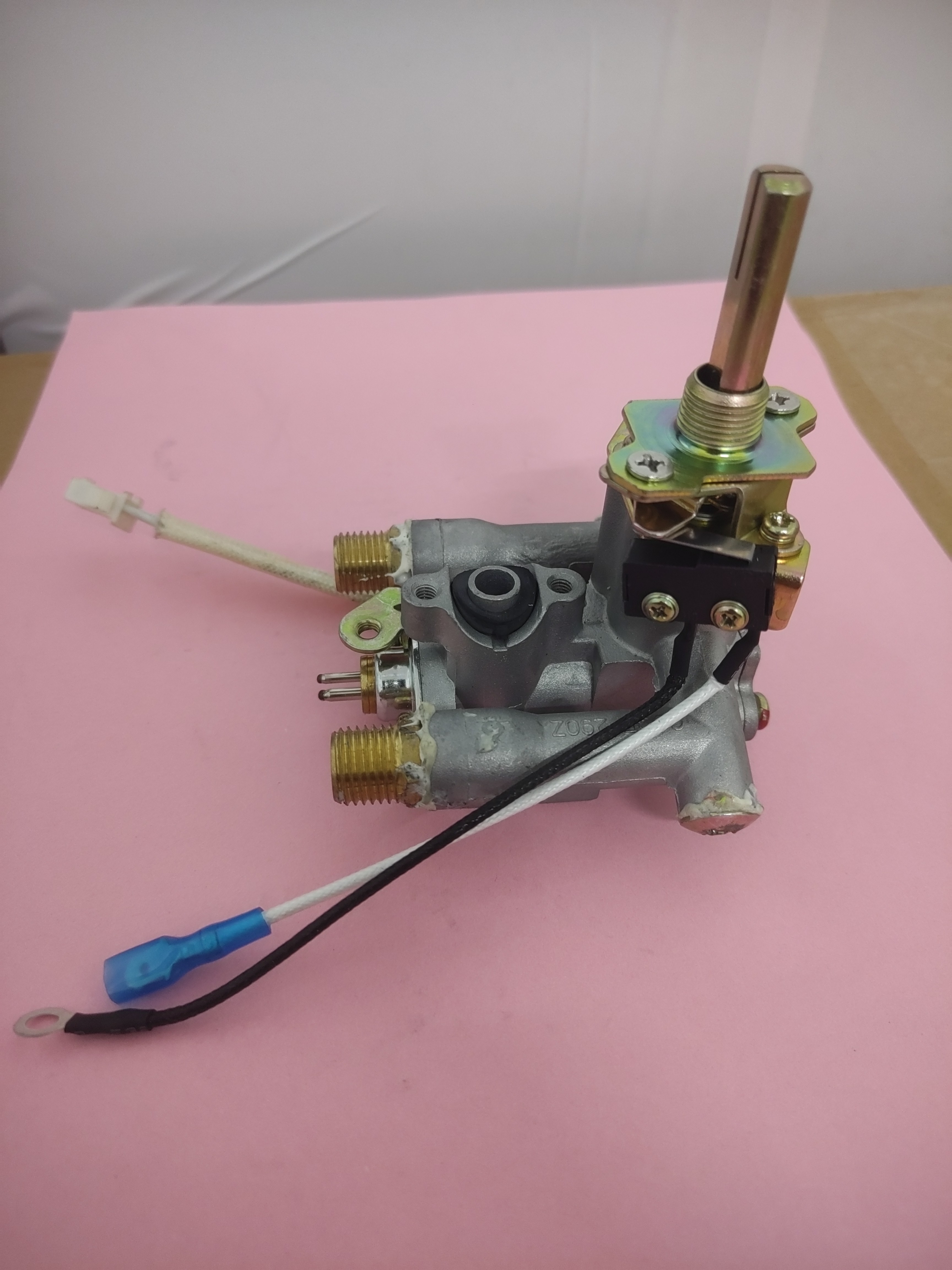 集成灶灶具通用阀体开关90度&deg;长推杆适用欧派奥帅睿达百大凯哲等