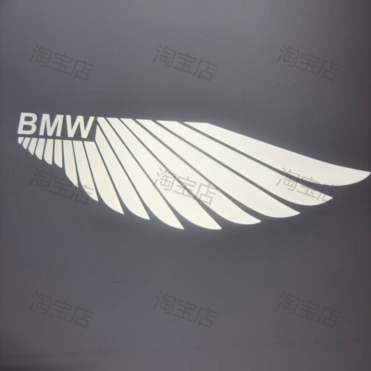 宝马天使之翼迎宾灯i3 iX1 i4 iX Z4改装饰用品镭射投影车门灯
