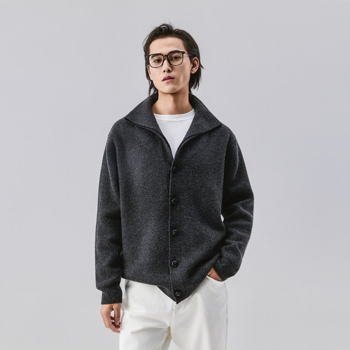 SEASONMARK早秋新款针织长袖开衫