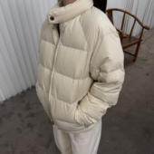 SEASON MARK通勤风90白鹅绒700蓬厚款 羽绒服纯色保暖百搭羽绒外套