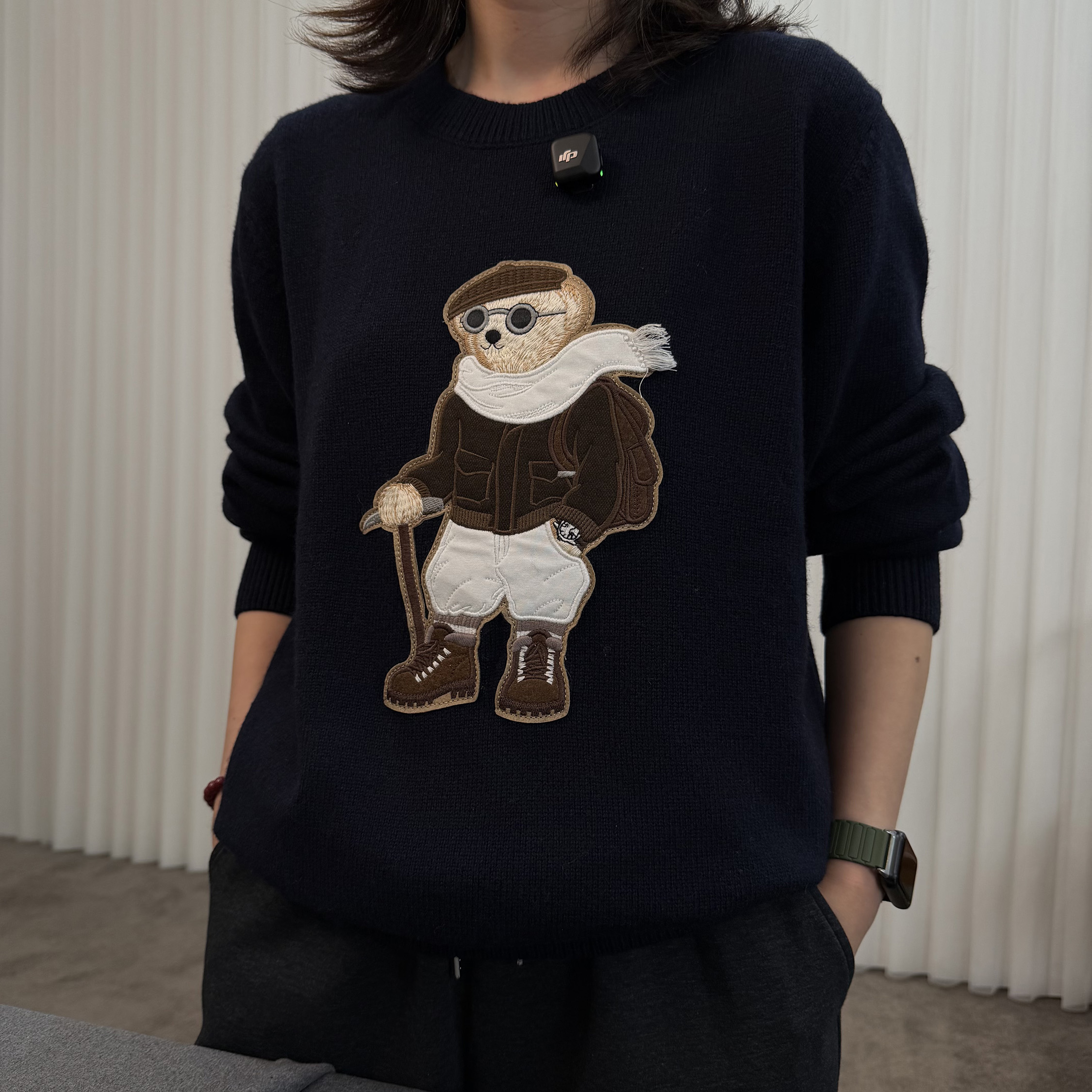 SEASONMARK『RL小熊』圆领针织衫