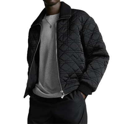 SEASONMARK『D家』菱形格纹棉服