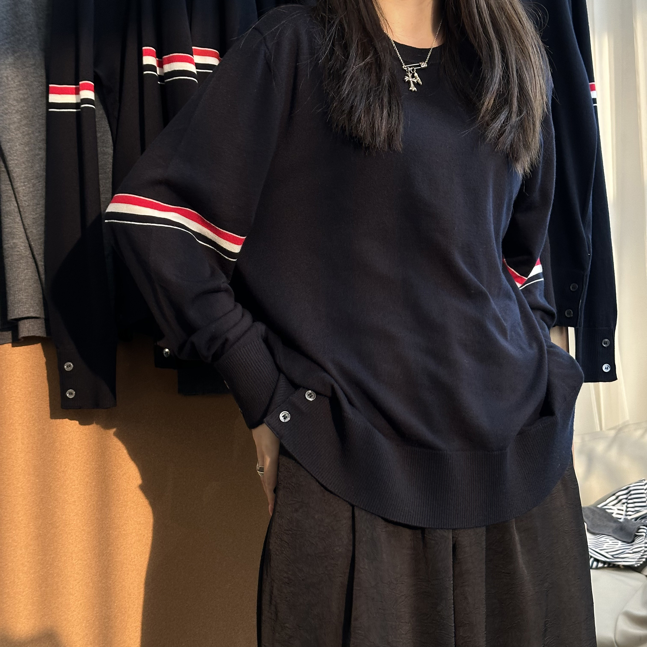 SEASONMARK秋冬新款棉羊毛毛衣