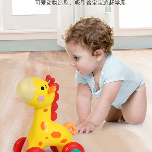 谷雨婴儿爬行益智早教摇铃玩具