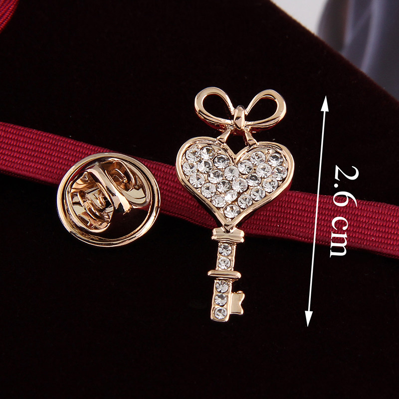 Broche femme en Zircon diamant - Ref 1178907 Image 4