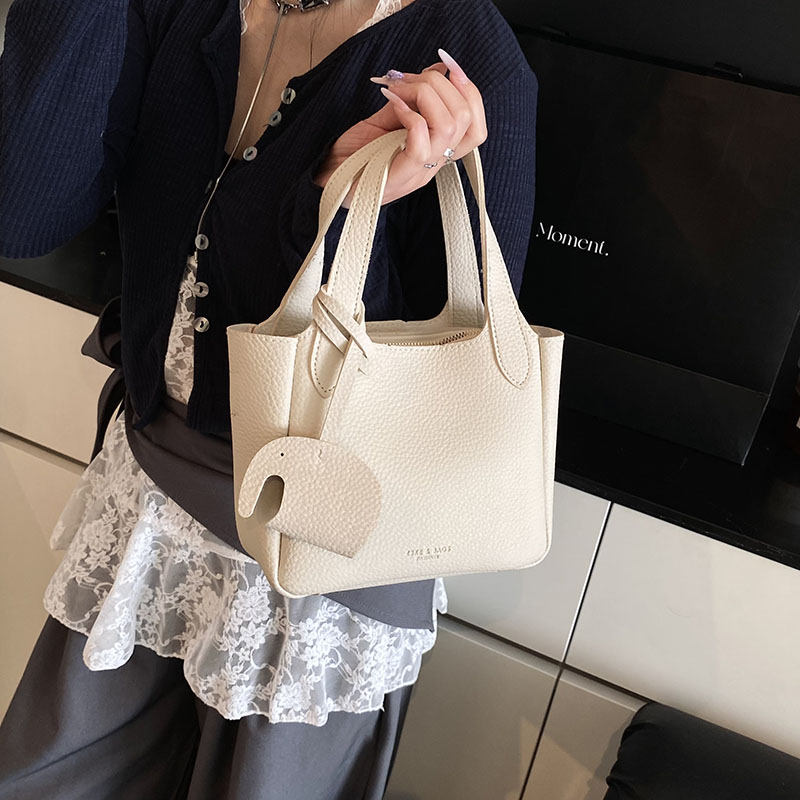 水桶包时尚手提菜篮子包斜挎包