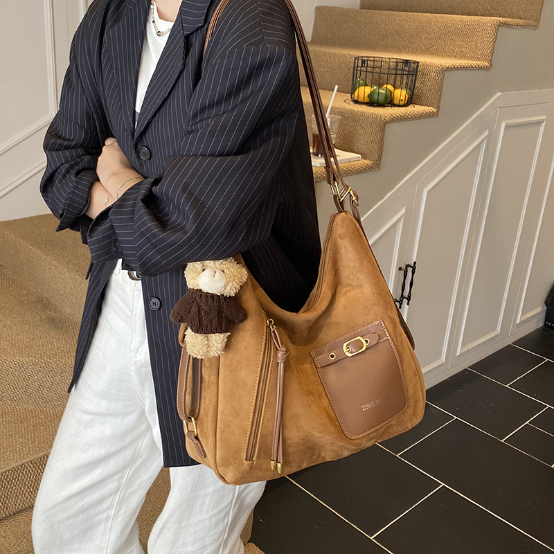 洋气托特包休闲时尚小众双肩背包