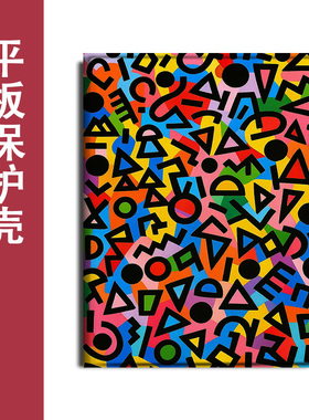 适用小米8/7s/pro/Ultra平板5红米Redmi复古字母Pad涂鸦SE/4Plus/6Max艺术11/6s带笔槽12.4寸Pro保护套壳小众