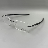 超轻纯钛无框近视眼镜架 黑色运动腿方框防滑ox5126眼镜框 男女款