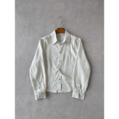 条纹 天丝亚麻高智感Boxy长袖 衬衫 H1c 硬挺有型 优雅松弛