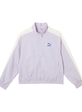 PUMA彪马 拼色Logo印花立领夹克 女627173-68