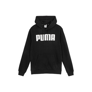 PUMA彪马 运动生活系列 简约休闲连帽卫衣 男款 黑色671261-01